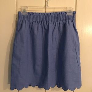 J.Crew Scalloped Skirt